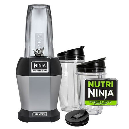 Nutri Ninja Pro Single Serve Blender - Includes 3 Sip & Seal Lids and Cookbook