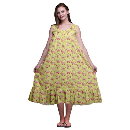 Bimba Medium Yellow Floral Leaves & Oleander Printed Cotton Nightgowns For Women Sleeveless Gown Sleepwear Maxi Dress Small
Bimba Medium Yellow Floral Leaves & Oleander Printed Cotton Nightgowns For Women Sleeveless Gown Sleepwear Maxi Dress Small