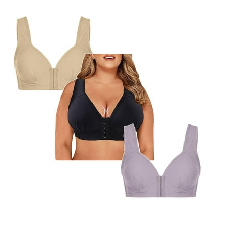 uikmnh Bras for Women Women s Solid Bra Wire Free Underwear One-Piece Bra Everyday Underwear Small Sports Bra Black 1PCS & Grey 1PCS & Beige 1PCS
uikmnh Bras for Women Women s Solid Bra Wire Free Underwear One-Piece Bra Everyday Underwear Small Sports Bra Black 1PCS & Grey 1PCS & Beige 1PCS