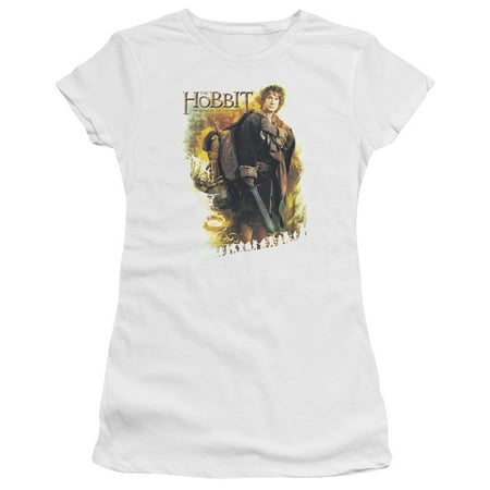 Hobbit - Bilbo - Juniors Teen Girls Cap Sleeve Shirt - Large