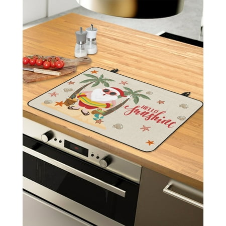 Christmas Stove Top Covers for Electric Stove Heat Insulation Fireproof Glass Cooktop Cover Counter Top Glass Stove Cover for Prevent Scratches 24 x21 Coastal Santa Xmas Beach Starfish Shell
Christmas Stove Top Covers for Electric Stove Heat Insulation Fireproof Glass Cooktop Cover Counter Top Glass Stove Cover for Prevent Scratches 24 x21 Coastal Santa Xmas Beach Starfish Shell