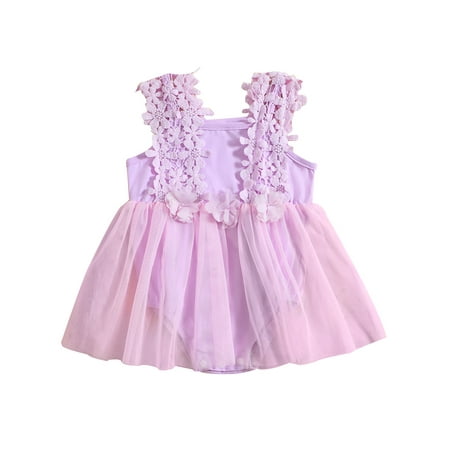 ELF Infant Baby Girls Romper Dress Lace Flower Sleeveless Mesh Tulle Skirt Hem Jumpsuits Summer Casual Bodysuits
ELF Infant Baby Girls Romper Dress Lace Flower Sleeveless Mesh Tulle Skirt Hem Jumpsuits Summer Casual Bodysuits