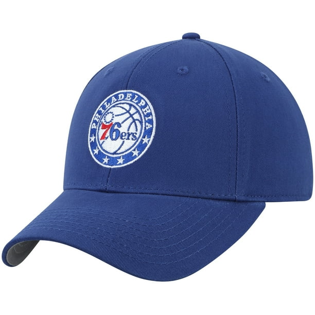 Youth Royal Philadelphia 76ers Basic Adjustable Hat - OSFA