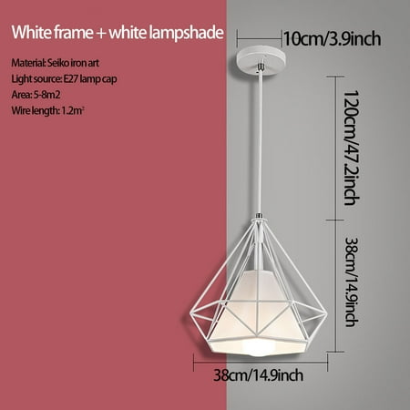 Gogusuu Clearance Of Kitchen Supplies Kitchen Gadgets Kitchen Utensils Chandelier E27 Diamond Shape Iron Cage Lighting for Restaurant Room Decor
Gogusuu Clearance Of Kitchen Supplies Kitchen Gadgets Kitchen Utensils Chandelier E27 Diamond Shape Iron Cage Lighting for Restaurant Room Decor