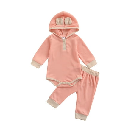 LisenraIn Baby Girl Waffle Fabric Clothes Set Cute Hooded Romper Bodysuit Pants Spring Fall Casual Outfits
LisenraIn Baby Girl Waffle Fabric Clothes Set Cute Hooded Romper Bodysuit Pants Spring Fall Casual Outfits