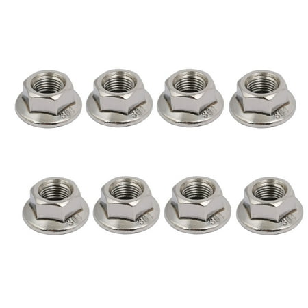 8pcs M10 x 1mm Pitch Metric Fine Thread 304 Stainless Steel Hex Flange Nut
8pcs M10 x 1mm Pitch Metric Fine Thread 304 Stainless Steel Hex Flange Nut