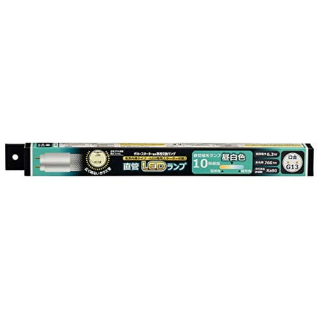Ohm Denki Straight Tube LED Lamp 10 Shape Equivalent G13 Neutral White Glow Starter Equipment LDF10SS/N/6/7-U
Ohm Denki Straight Tube LED Lamp 10 Shape Equivalent G13 Neutral White Glow Starter Equipment LDF10SS/N/6/7-U