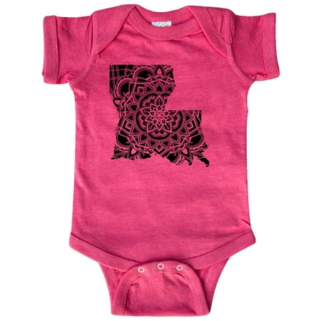 Inktastic Louisiana Silhouette Mandala Gift Baby Boy or Baby Girl Bodysuit 
Inktastic Louisiana Silhouette Mandala Gift Baby Boy or Baby Girl Bodysuit