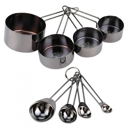 Durable Black/silver Measuring Cup Stainless Steel Kitchen Spoon For Home Milk Tea Shops Bars Coffee Shops Seasoning Flour Powder Black Silver
Durable Black/silver Measuring Cup Stainless Steel Kitchen Spoon For Home Milk Tea Shops Bars Coffee Shops Seasoning Flour Powder Black Silver
