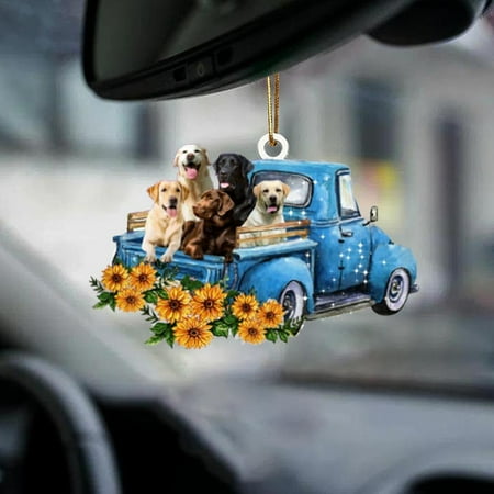 Car Dog Sunflower Truck Car Rearview Mirror Pendant Creative Pendant Decoration Home Decor Pendant TANGNADE 
Car Dog Sunflower Truck Car Rearview Mirror Pendant Creative Pendant Decoration Home Decor Pendant TANGNADE