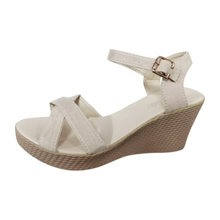 Sandals Women Fashion Thick Wedges Sandals Casual Leisure Breathable Shoes Womens Outdoor Soled Women S Sandals Womens Sandals Pu Beige 39
Sandals Women Fashion Thick Wedges Sandals Casual Leisure Breathable Shoes Womens Outdoor Soled Women S Sandals Womens Sandals Pu Beige 39