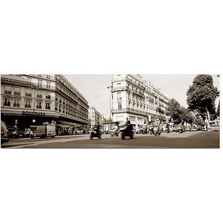 Trademark Art "Parisian Intersection" Canvas Art by Preston