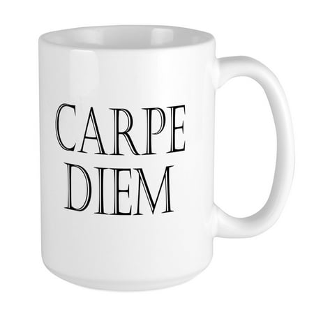 CafePress - Carpe Diem Large Mug - 15 oz Ceramic Large Mug