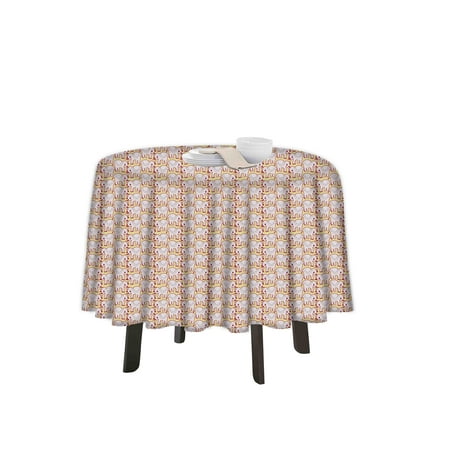 eloria Elephant Printed Round Table Cloth Resistant Washable Decorative Table Cover for Dining Table
eloria Elephant Printed Round Table Cloth Resistant Washable Decorative Table Cover for Dining Table