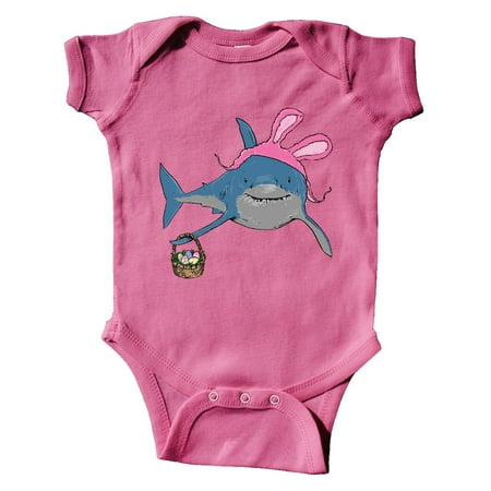 Inktastic Easter Bunny Shark Hunt Gift Baby Boy or Baby Girl Bodysuit
