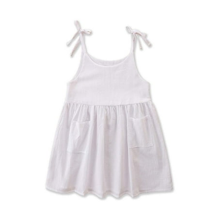 2023 Summer Savings Girls Dress PEZHADA Toddler Kid Baby Girls Summer Sling Dress Cute Solid Color Casual Dress White 110
2023 Summer Savings Girls Dress PEZHADA Toddler Kid Baby Girls Summer Sling Dress Cute Solid Color Casual Dress White 110
