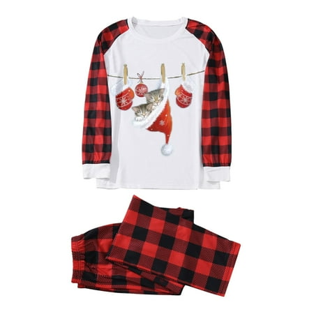 WOXINDA Women Merry Christmas Plaid Prints Set Family Clothes Matching Cute Prints Long Sleeve Plaid Prints Tops Pants Mom Set Little Girl Christmas Pajamas for Family
WOXINDA Women Merry Christmas Plaid Prints Set Family Clothes Matching Cute Prints Long Sleeve Plaid Prints Tops Pants Mom Set Little Girl Christmas Pajamas for Family