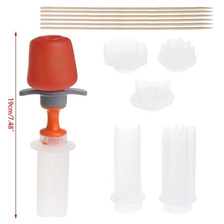 HOTYA Fruit Salad Shaper Carving Vegetable Cutter Kit Smoothie Cake Kitchen Bar Tools
HOTYA Fruit Salad Shaper Carving Vegetable Cutter Kit Smoothie Cake Kitchen Bar Tools