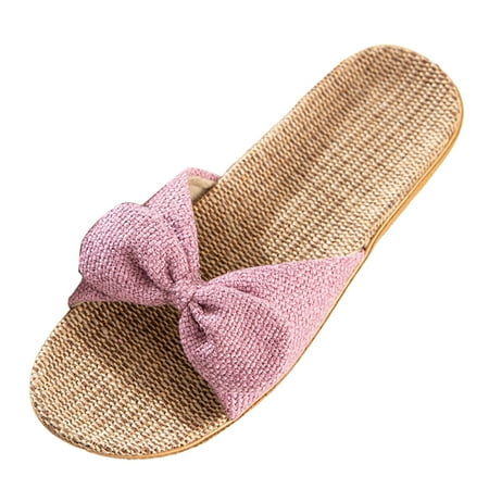 Youmylove Women Slide Slippers Summer Home Indoor Non-Slip Colorful Linen Flat Bottom Comfortable Slippers Comfort Cozy Leisure Daily Walking
Youmylove Women Slide Slippers Summer Home Indoor Non-Slip Colorful Linen Flat Bottom Comfortable Slippers Comfort Cozy Leisure Daily Walking