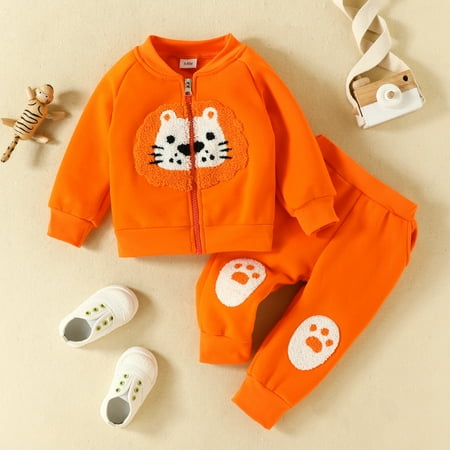 NIUREDLTD Baby Girls Boys Animal Autumn Long Sleeve Pants Jacket Set Clothes
NIUREDLTD Baby Girls Boys Animal Autumn Long Sleeve Pants Jacket Set Clothes