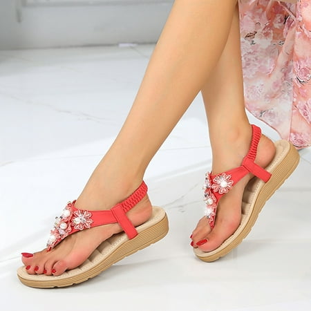 HIBRO Women s Sandals Shoes Wedges Fashion Buckle Strap Sandals Summer Flip Flops Shoes For Women
HIBRO Women s Sandals Shoes Wedges Fashion Buckle Strap Sandals Summer Flip Flops Shoes For Women