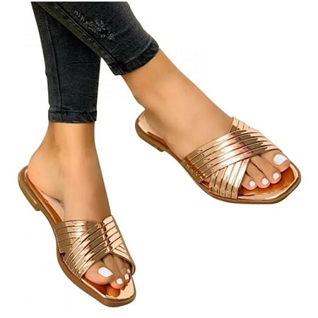 Todqot Slippers for Women- Flat Summer Casual Comfy Quick Dry Anti Slip Open Toe Slippers Rose Gold 38
Todqot Slippers for Women- Flat Summer Casual Comfy Quick Dry Anti Slip Open Toe Slippers Rose Gold 38