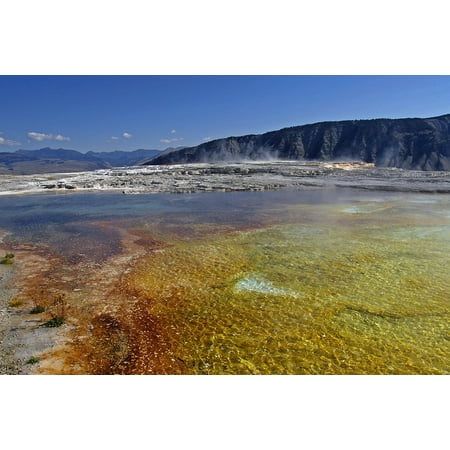 canvas print yellowstone national park wyoming usa colorful stretched canvas 10 x 14