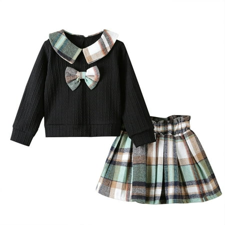 Odeerbi Girls Dress Baby Girls Clothes Autumn New Plaid Dress Set Fashion Casual Bowknot Two Piece Set Green
Odeerbi Girls Dress Baby Girls Clothes Autumn New Plaid Dress Set Fashion Casual Bowknot Two Piece Set Green
