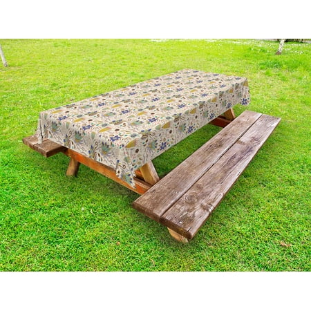 Botanical Outdoor Tablecloth Abstract and Artistic Floral Pattern on Pastel Background Romantic Summer Garden Decorative Washable Fabric Picnic Tablecloth 58 X 104 Inches Multicolor by Ambesonne
Botanical Outdoor Tablecloth Abstract and Artistic Floral Pattern on Pastel Background Romantic Summer Garden Decorative Washable Fabric Picnic Tablecloth 58 X 104 Inches Multicolor by Ambesonne