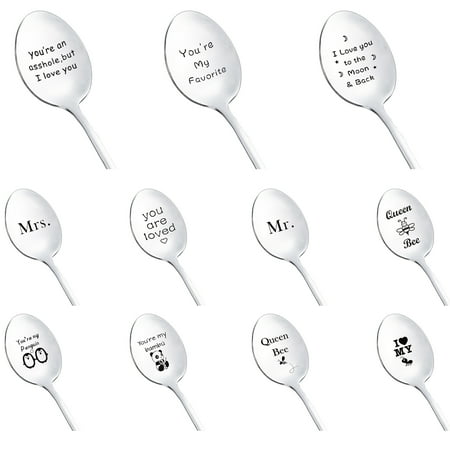 Riapawel 1Pc Valentine S Day English Alphabet Lettering Spoon Stainless Steel Coffee Spoon Dessert Spoon Engraved Spoon
Riapawel 1Pc Valentine S Day English Alphabet Lettering Spoon Stainless Steel Coffee Spoon Dessert Spoon Engraved Spoon