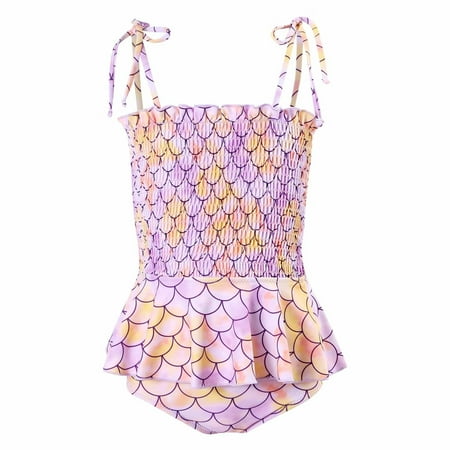 Baby Girls Two Piece Swimsuit Ruffle Lace-up Sling Bathing Suit Print Ruched Sleeveless Swimwear
Baby Girls Two Piece Swimsuit Ruffle Lace-up Sling Bathing Suit Print Ruched Sleeveless Swimwear