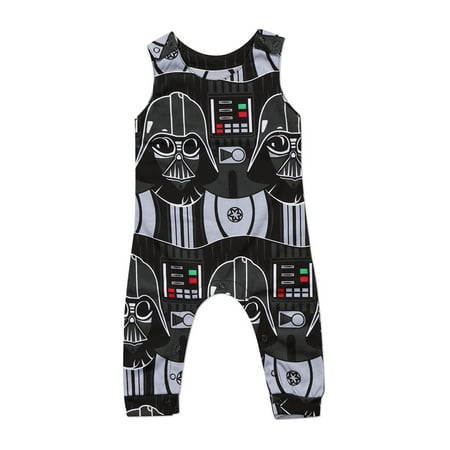 Calsunbaby Newborn Baby Boy Star Wars Romper Sleeveless Cartoon Jumpsuit Infant Summer Casual Outfits Black 18-24 Months
Calsunbaby Newborn Baby Boy Star Wars Romper Sleeveless Cartoon Jumpsuit Infant Summer Casual Outfits Black 18-24 Months
