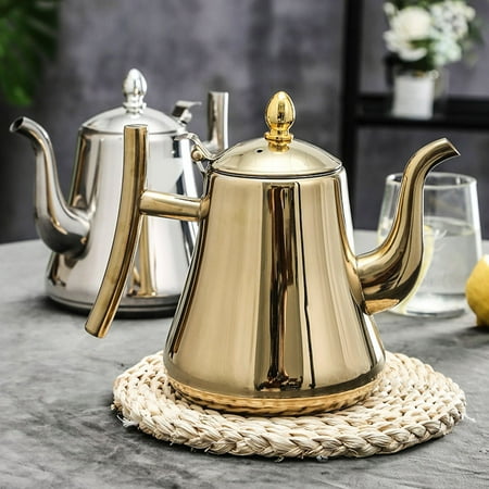 Hexiuwan Tea Kettle Food Grade Rust-proof Stainless Steel Multifunctional Coffee Teapot with Tea Strainer Mesh for Home
Hexiuwan Tea Kettle Food Grade Rust-proof Stainless Steel Multifunctional Coffee Teapot with Tea Strainer Mesh for Home