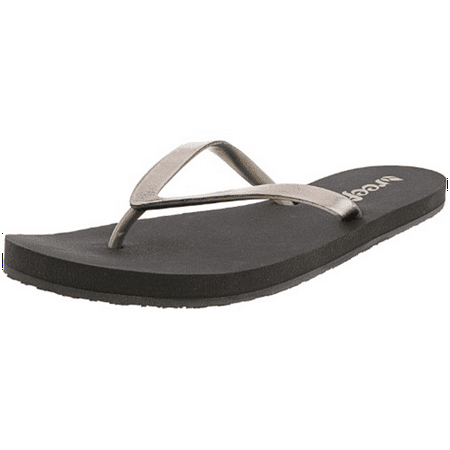 Reef Women s Stargazer Shine Flip Flops Metallic Thong Gray Size 8