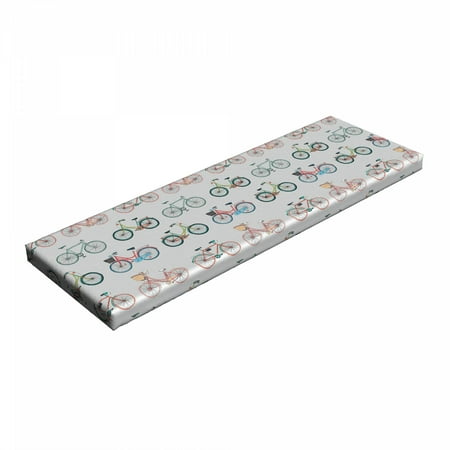 Hipster Bench Pad Sketch Art Pattern Bicycles Urban Vehicles Transportation Hobby Exercise Fun Ride HR Foam Cushion with Decorative Fabric Cover 45 x 15 x 2 Multicolor by Ambesonne
Hipster Bench Pad Sketch Art Pattern Bicycles Urban Vehicles Transportation Hobby Exercise Fun Ride HR Foam Cushion with Decorative Fabric Cover 45 x 15 x 2 Multicolor by Ambesonne