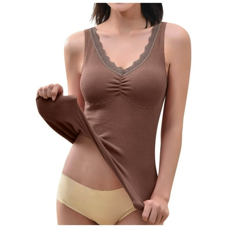 XINSHIDE Women Lace Solid V Neck Winter Trim Padded Vest Thermal Underwear Plus Velvet Base Shirt Intimates Women Lingerie Sexy
XINSHIDE Women Lace Solid V Neck Winter Trim Padded Vest Thermal Underwear Plus Velvet Base Shirt Intimates Women Lingerie Sexy