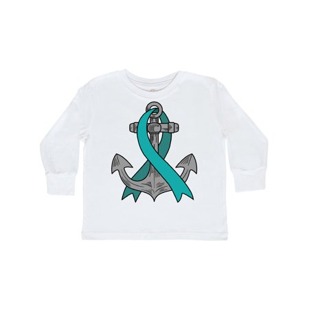 Inktastic Anchor with Teal Ribbon for Ovarian Cancer Awareness Gift Toddler Boy or Toddler Girl Long Sleeve T-Shirt
Inktastic Anchor with Teal Ribbon for Ovarian Cancer Awareness Gift Toddler Boy or Toddler Girl Long Sleeve T-Shirt