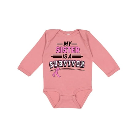 Inktastic My Sister is a Survivor Breast Cancer Awareness Gift Baby Boy or Baby Girl Long Sleeve Bodysuit
Inktastic My Sister is a Survivor Breast Cancer Awareness Gift Baby Boy or Baby Girl Long Sleeve Bodysuit