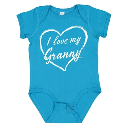 Inktastic I Love My Granny in White Chalk Heart Gift Baby Boy or Baby Girl Bodysuit
Inktastic I Love My Granny in White Chalk Heart Gift Baby Boy or Baby Girl Bodysuit