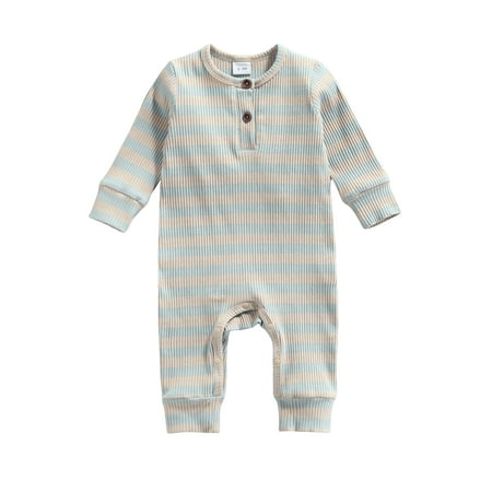Canrulo Infant Newborn Baby Boy Girl Romper Striped Long Sleeve Jumpsuit Fall Outfits Clothes Yellow 6-9 Months
Canrulo Infant Newborn Baby Boy Girl Romper Striped Long Sleeve Jumpsuit Fall Outfits Clothes Yellow 6-9 Months