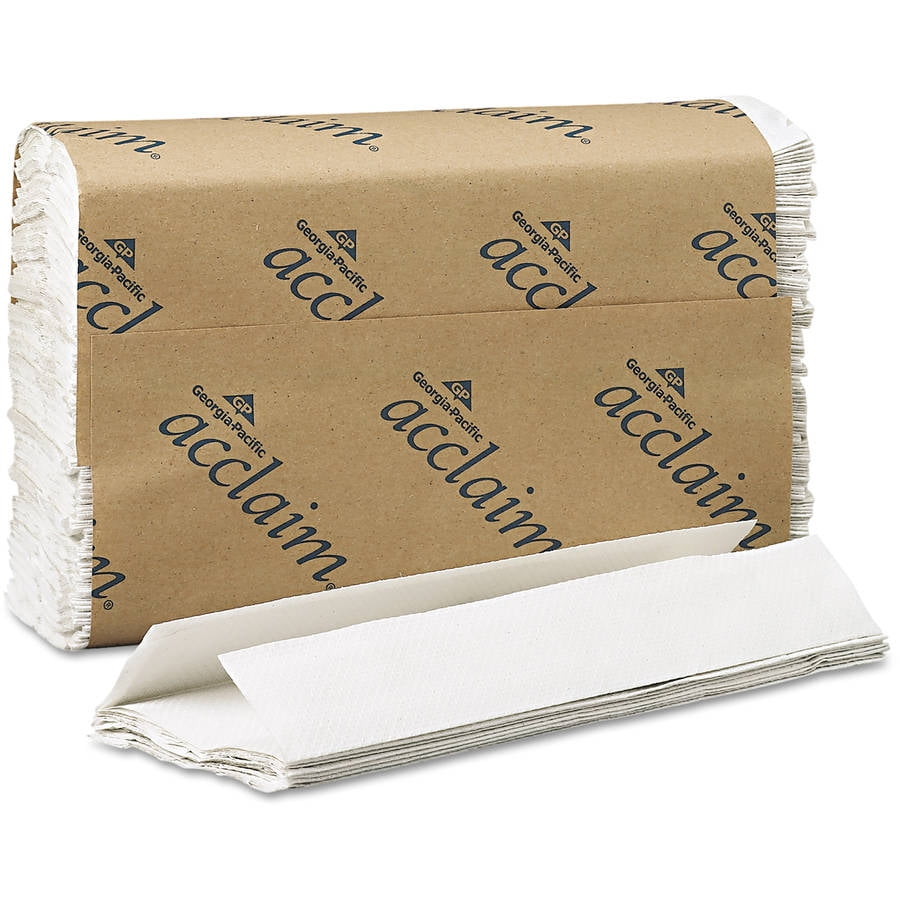 Georgia Pacific Acclaim C-Fold White Paper Towels, 240 sheets, 10 ...