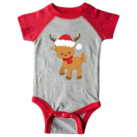 Inktastic Cute Reindeer Reindeer With Santa Hat Red Nose Gift Baby Boy or Baby Girl Bodysuit
Inktastic Cute Reindeer Reindeer With Santa Hat Red Nose Gift Baby Boy or Baby Girl Bodysuit