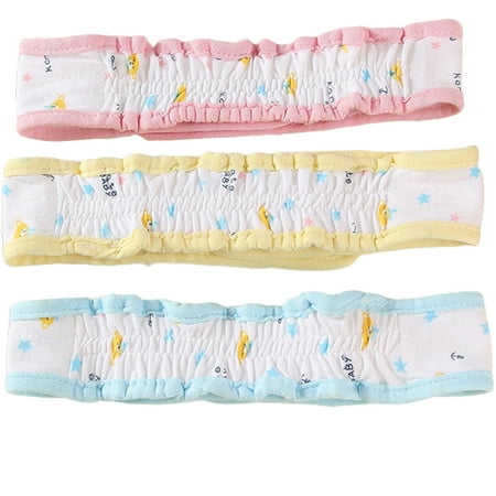 3pcs Diaper Buckle Adjustable Cartoon Diaper Fixed Belt Buckle Random Pattern