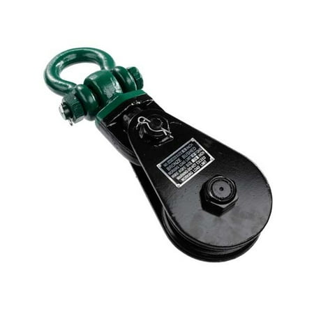 4190 Snatch Block w/ Shackle (3/4 wire x 8 sheave)