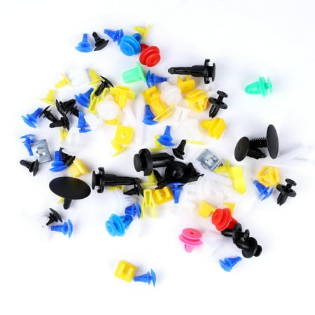 wrea Fastener Clip Set Car Door Trim Panel Lightweight Mixed Car Retainer Heavy-duty Push Pin Rivet DIY Repairing