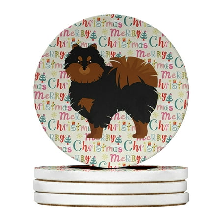 Pomeranian #2 Merry Christmas Large Sandstone Coasters Pack of 4 4 in x 4 in
Pomeranian #2 Merry Christmas Large Sandstone Coasters Pack of 4 4 in x 4 in