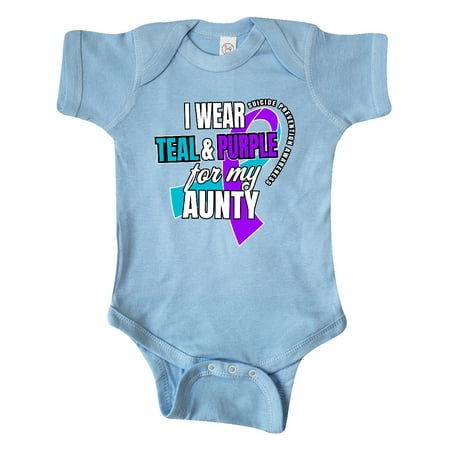 Inktastic Suicide Prevention I Wear Teal and Purple for My Aunty Gift Baby Boy or Baby Girl Bodysuit
Inktastic Suicide Prevention I Wear Teal and Purple for My Aunty Gift Baby Boy or Baby Girl Bodysuit