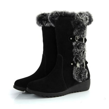 2021 New Winter Women Boots Casual Warm Fur Mid-Calf Boots shoes Women Slip-On Round Toe wedges Snow Boots shoes Muje Plus size 42
2021 New Winter Women Boots Casual Warm Fur Mid-Calf Boots shoes Women Slip-On Round Toe wedges Snow Boots shoes Muje Plus size 42