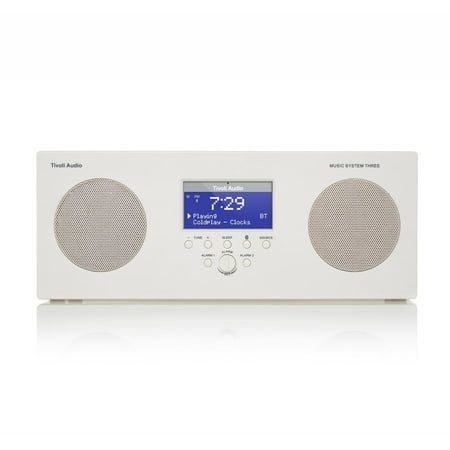 Tivoli Audio Music System 3 Portable AM/FM RDS Bluetooth Music System - White