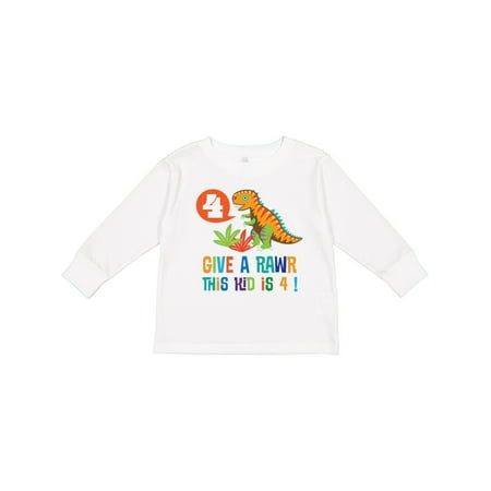 Inktastic 4th Birthday Dinosaur Party Gift Toddler Boy or Toddler Girl Long Sleeve T-Shirt
Inktastic 4th Birthday Dinosaur Party Gift Toddler Boy or Toddler Girl Long Sleeve T-Shirt